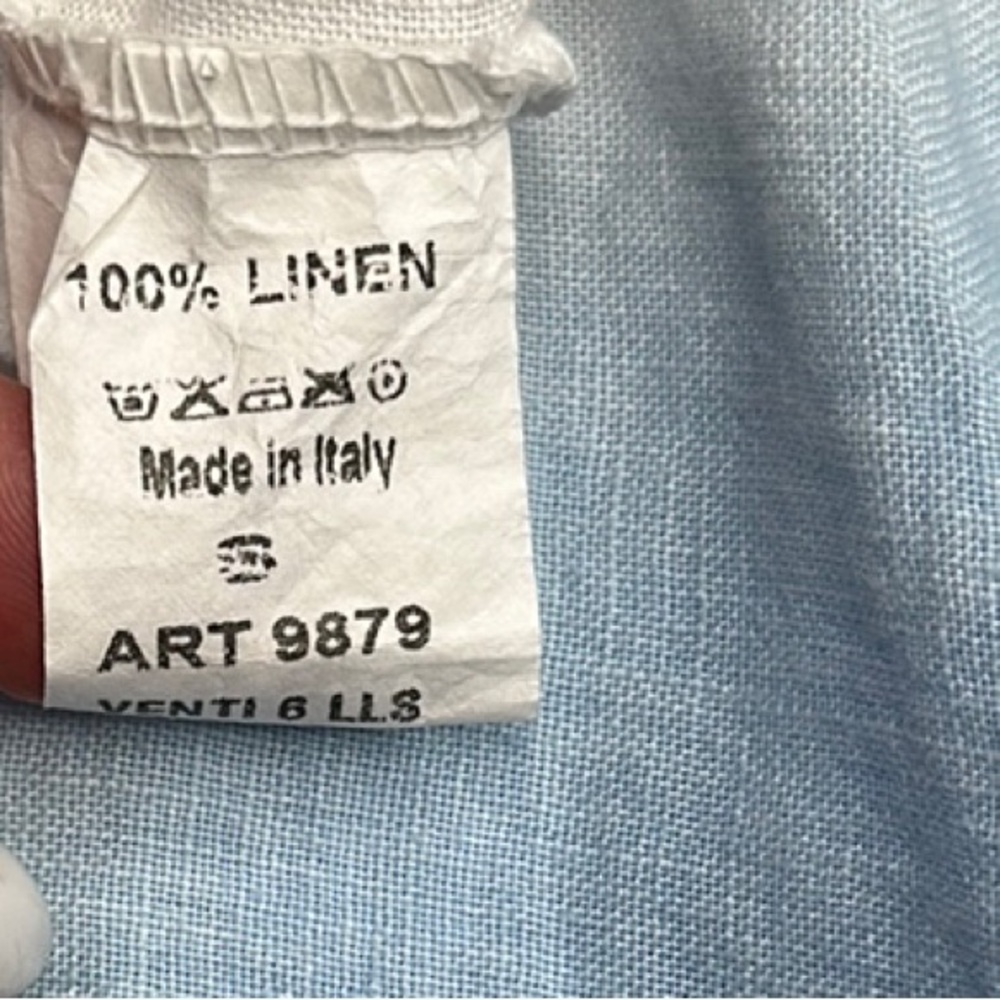 Italian linen ombre jumpsuit - Picture 12 of 12